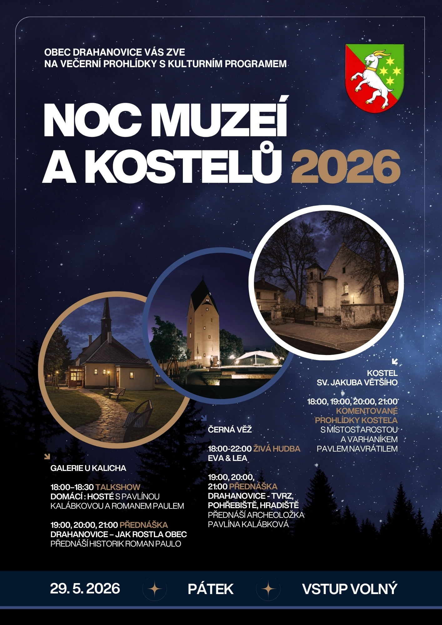 Noc muzeí a kostelů